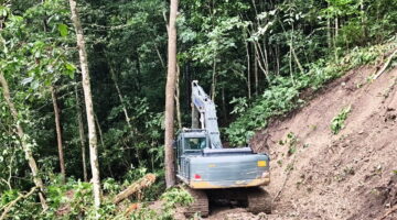 TMMD ke-130 Kodim 0113/Gayo Lues Kebut Pembangunan Jalan Huntara